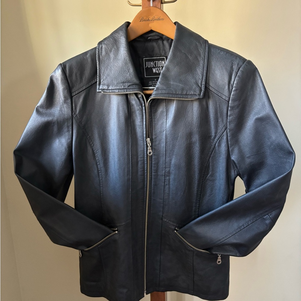 Women's Black Genuine Leather Jacket